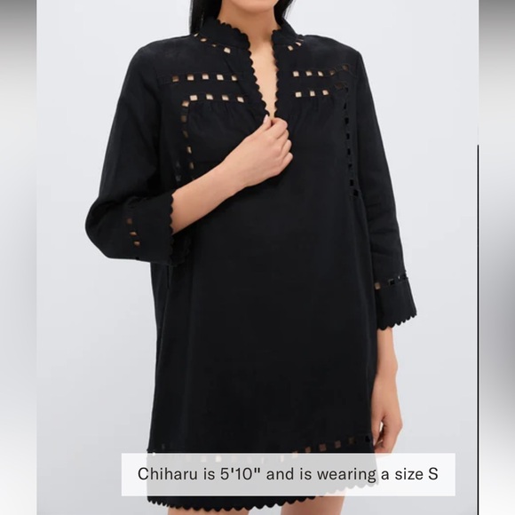 Black Cutout Dawson Tunic